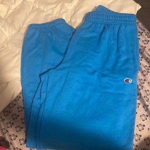Blue champion sweatpants